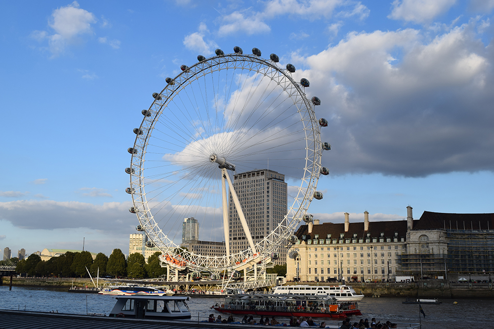 Study Abroad in London - London Eye Ferris Wheel by day