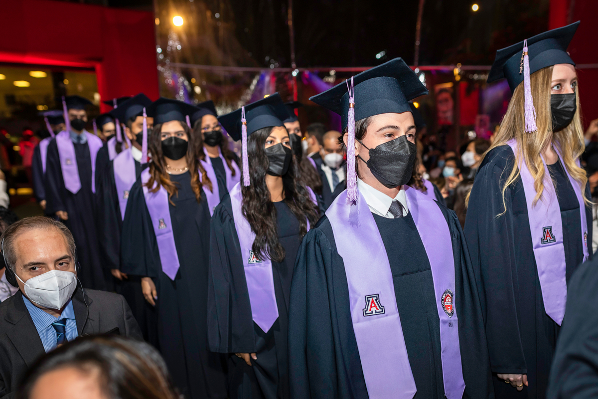 UPC-UArizona students at the May 26 Graduation Ceremony in Lima, Peru