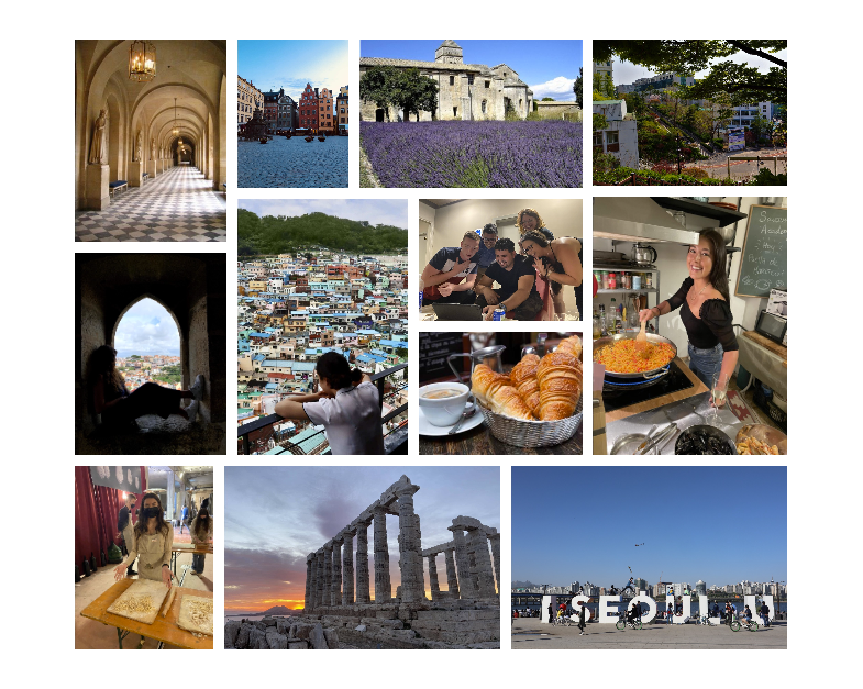 Study Abroad Photo Contest Collage