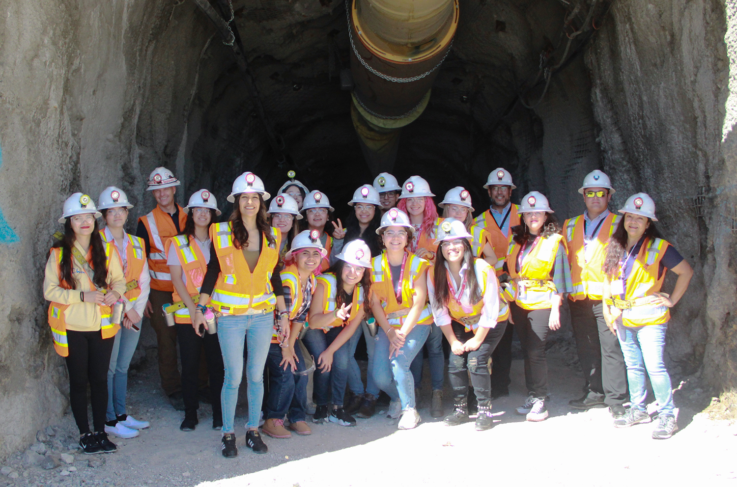 Women in STEM 2022 visit San Xavier Mining Lab