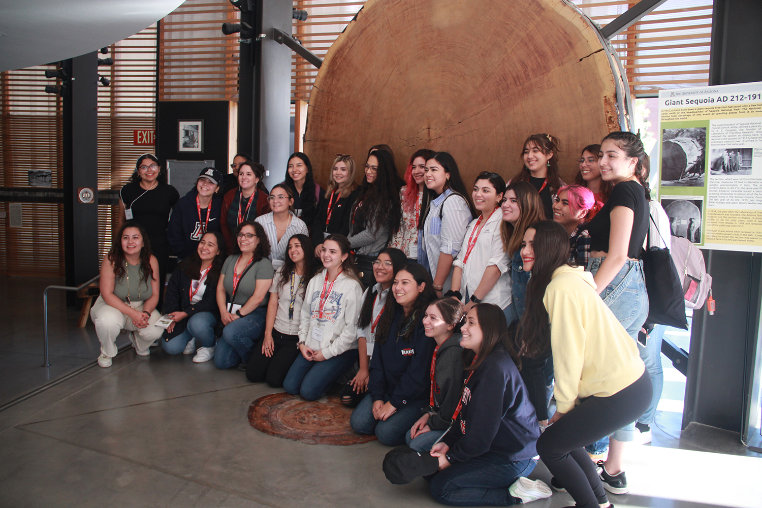 Women in STEM 2022 visit Tree Ring Lab on UArizona Campus