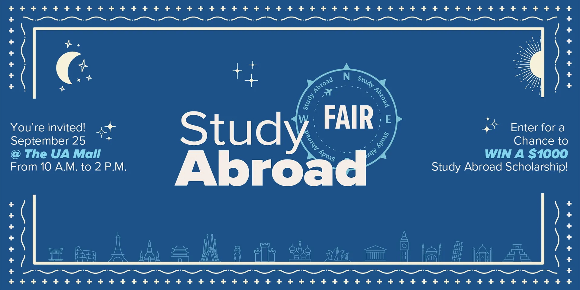 Study Abroad Fair, chance to win $1000 Study Abroad Scholarship