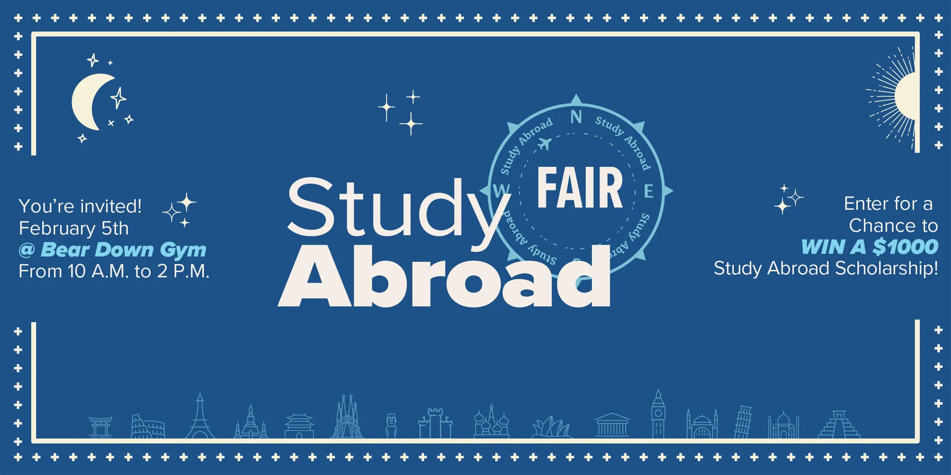 Study Abroad Fair, chance to win $1000 Study Abroad Scholarship