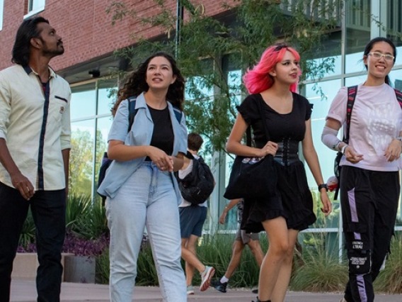 International Students on UArizona Tucson Campus