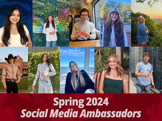 Social Media Ambassadors Spring 2024