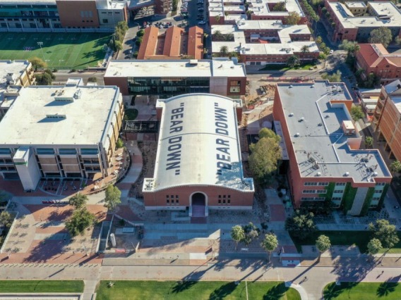 Aerial photo of the University of Arizona Student Success District 