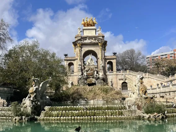 Cascada Monumental in Barcelona, Spain