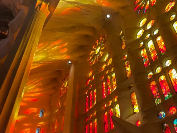 Inside La Sagrada Familia