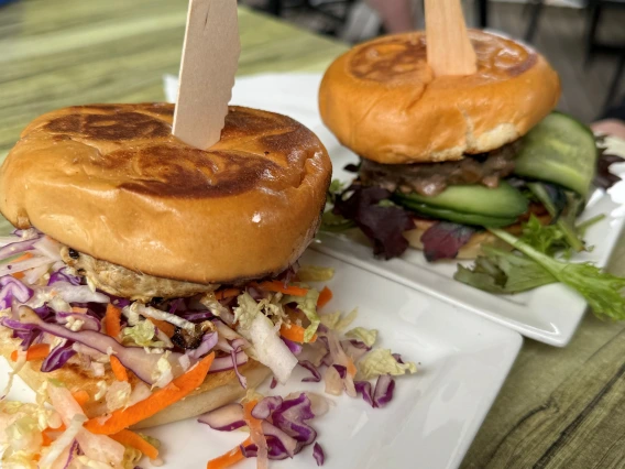 Kangaroo and Crocodile Burgers