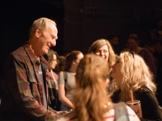 Actor Craig T. Nelson interacts with School of Theatre, Film and Television students during his visit to campus earlier this year.