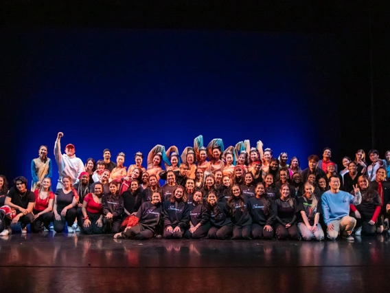 All of the participants in the Fall 2024 International Talent Show