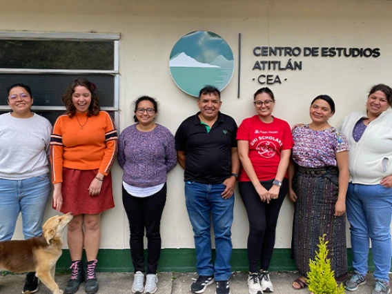 Anna Yunuen Soto Fernández, PhD student, with colleagues from the Universidad del Valle de Guatemala.