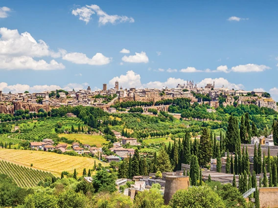 Landscape photo of Orvieto, Italy