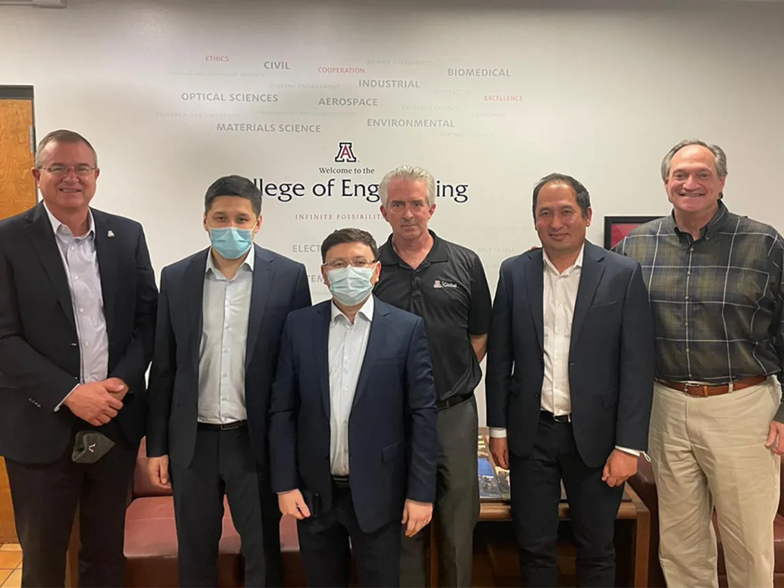Following a productive meeting with the College of Engineering, discussing collaboration in Kazakhstan