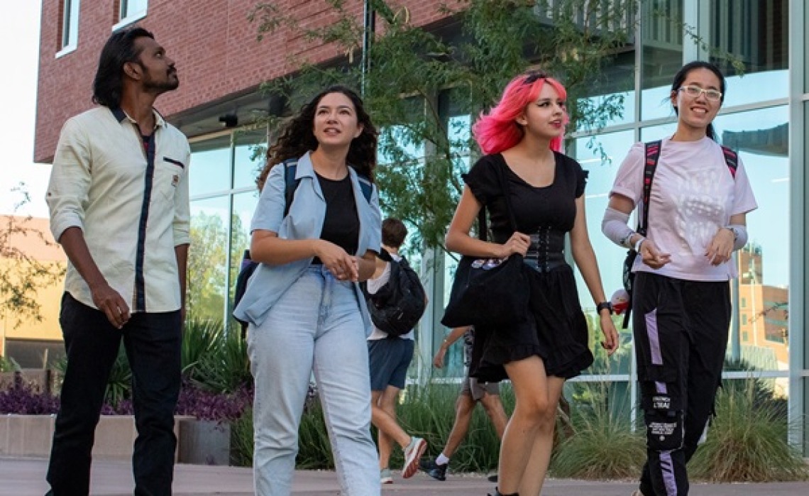 International Students on UArizona Tucson Campus