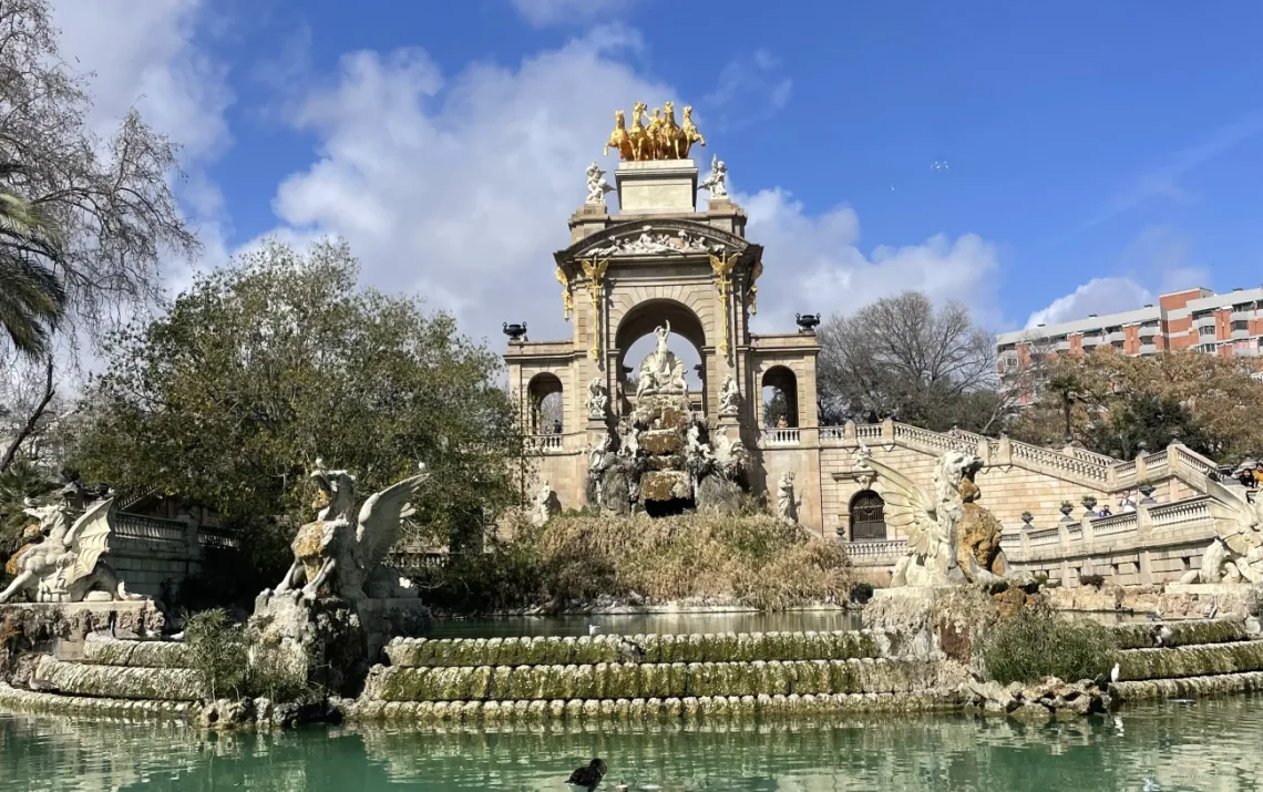 Cascada Monumental in Barcelona, Spain