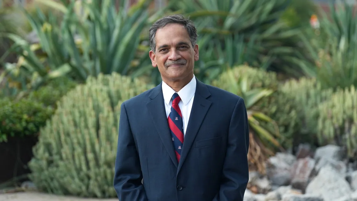 Headshot of new University of Arizona President Dr. Suresh Garimella