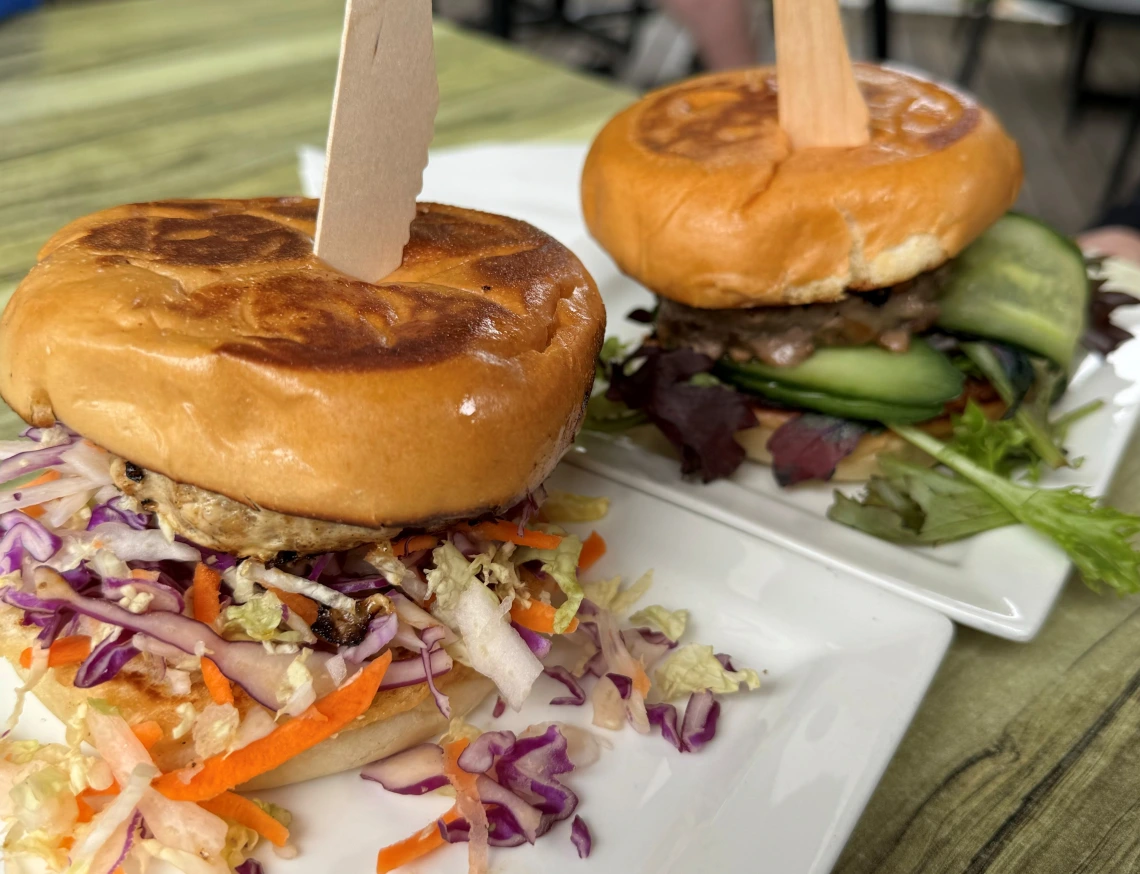 Kangaroo and Crocodile Burgers