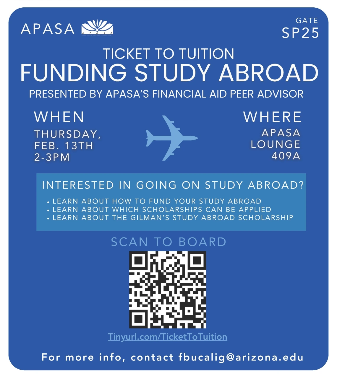 APASA- Funding Study Abroad