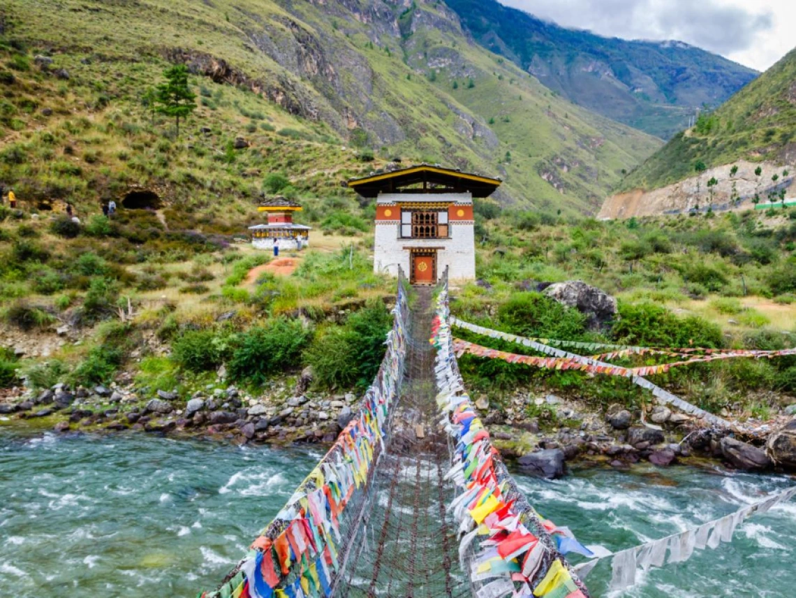 Bhutan bridge