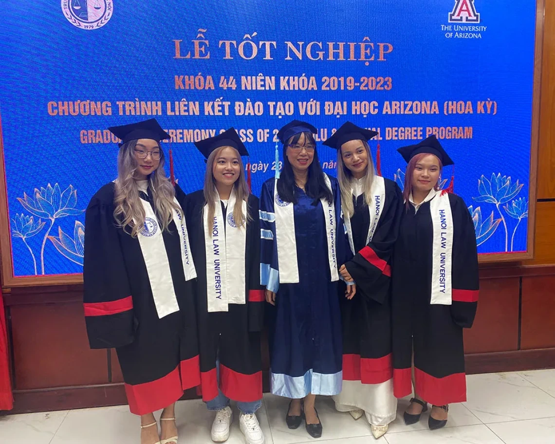 Students graduating