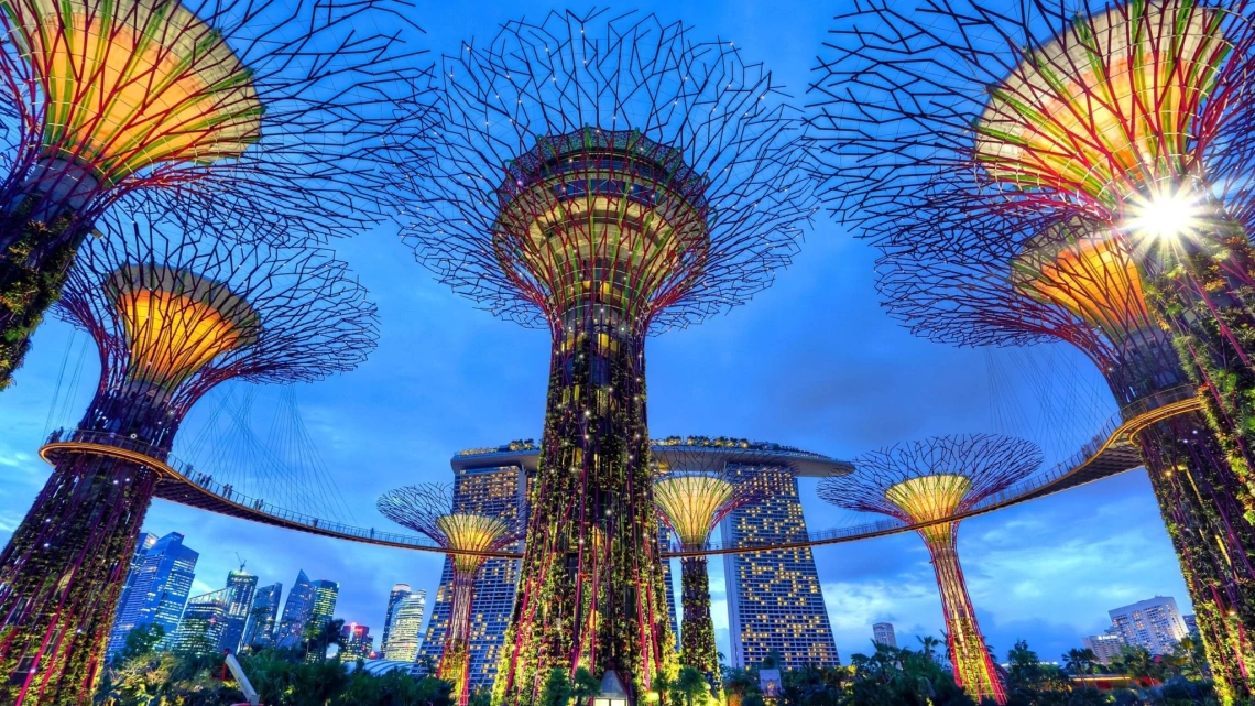 Supertree Grove in Singapore's Garden by the Bay