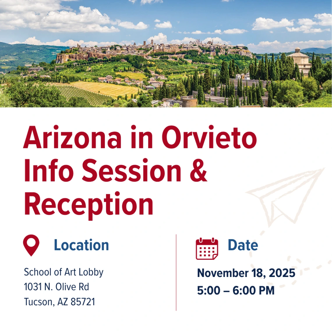 Photo of Orvieto Italy and Info Session details
