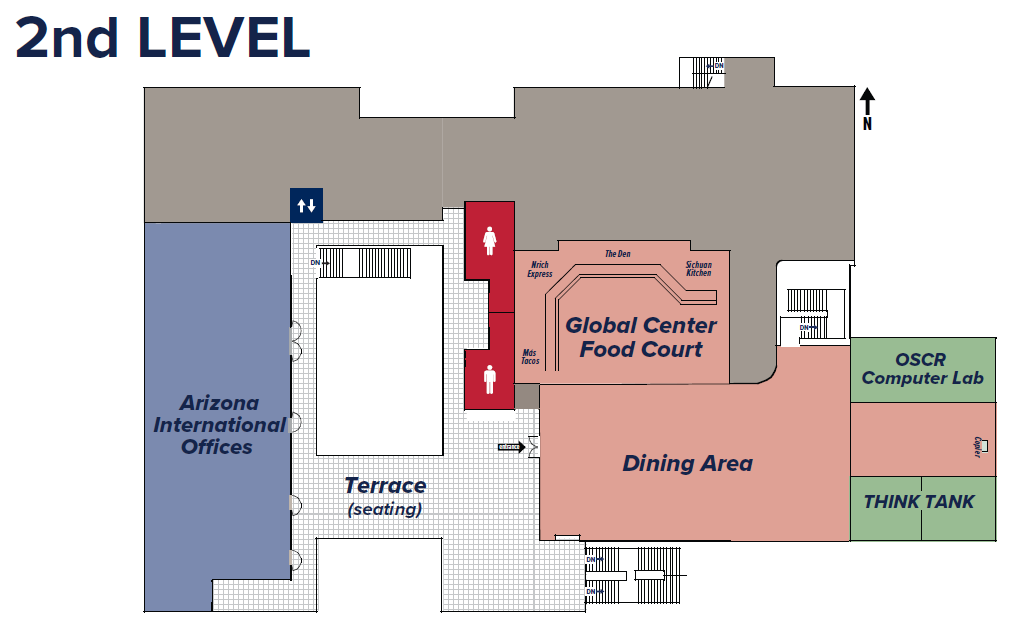 Global Center Map 2nd Level
