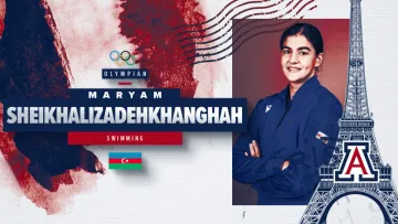 U of A Swimmer Maryam Sheikhalizadehkhanghah