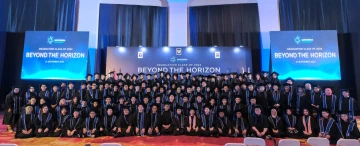 The graduating class from Sampoerna University.