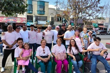 Robles-Morales joined volunteers and supporters at a kermés, or charity fair, in Nogales