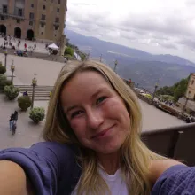 Selfie photo of Kylie in Montserrat.