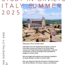 study in orvieto info session