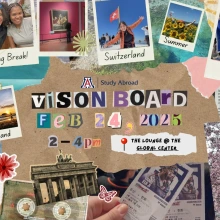 Study Abroad Vision Board