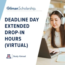 Gilman Deadline Extended Drop In hours