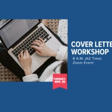 Student looking at her computer screen