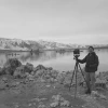 Beihua Guo at Mono Lake, California. 