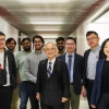 Delegates from the Academy of Innovative Semiconductor and Sustainable Manufacturing (AISSM) at National Cheng Kung University (NCKU) stand with U of A students and faculty.