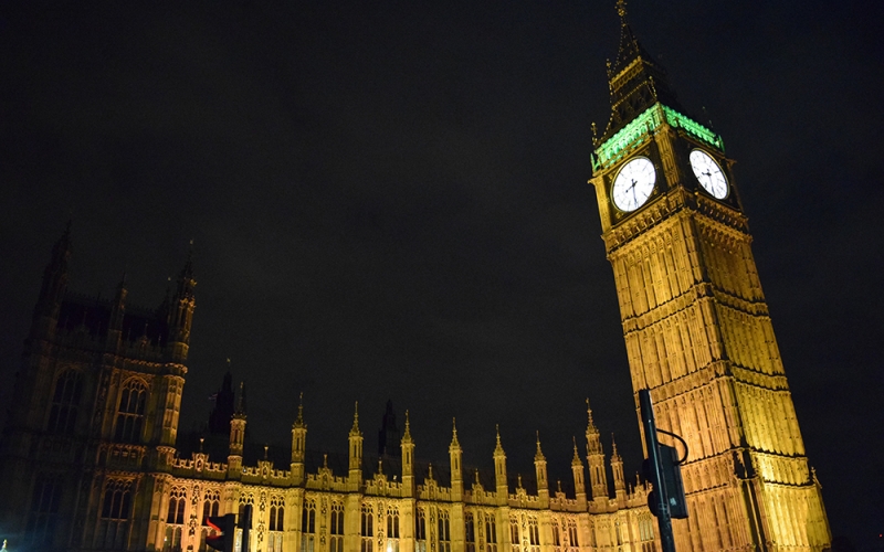 Study Abroad London - Big Ben lit up at night