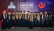 UArizona-UPC graduating cohort of students at May 26 ceremony in Lima, Peru