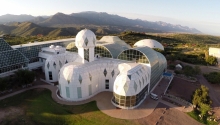 Exterior view of Biosphere 2, Tucson Arizona