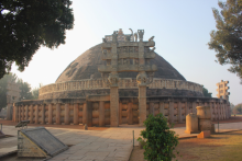The Great Stupa of Sanchi is one of the oldest religious sites in India, and is said to house the remains of Gautama Buddha. (Photo courtesy of Caleb Simmons)