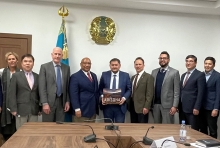 MInister of Science and Higher Education with UArizona and Kozybayev delegates