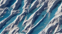 Melt ponds on the Greenland ice sheet