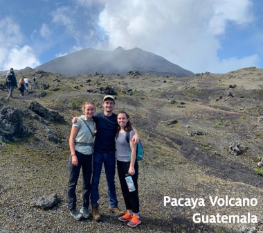 Aria Levin at Pacaya Volcano