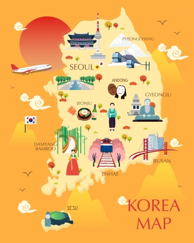 South Korea Map