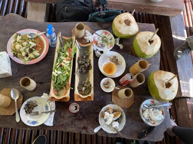 UA Study Abroad Student Reina Salgado took this photo of an amazing meal on her GEL program in Southeast Asia.