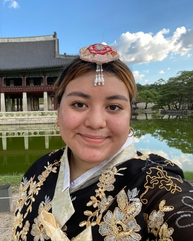 Danielle Angelica Ochoa was awarded a Gilman scholarship to study abroad in South Korea Danielle Angelica Ochoa was awarded a Gilman scholarship to study abroad in South Korea